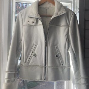 Black Rivet White “Leather” Jacket